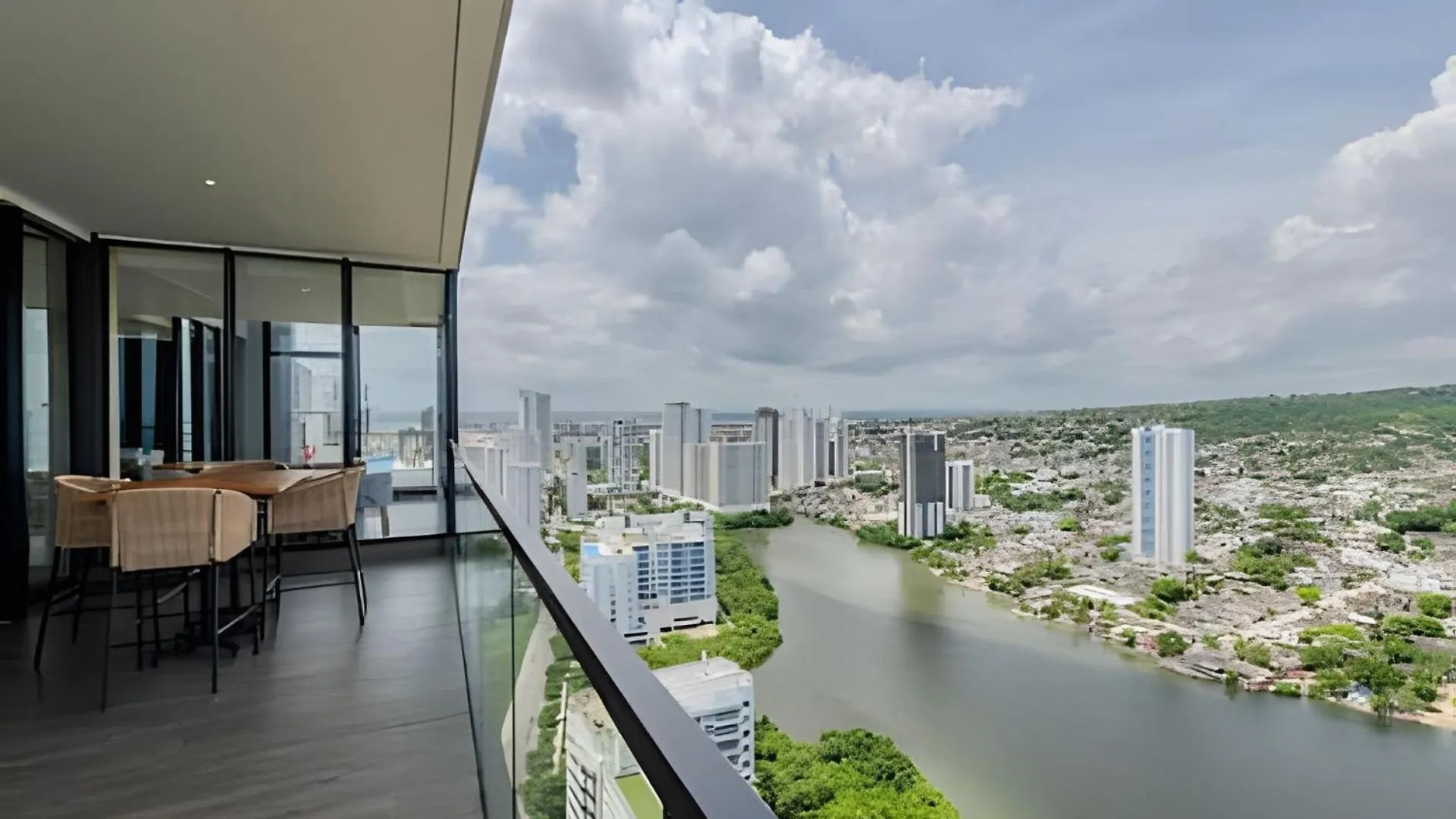 Nuevo Con Impresionante Vista A La Laguna Piso 21 Cartagena 아파트